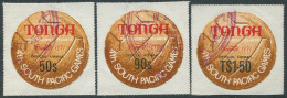 Tonga Official 1971 SGO67-O69 Fourth South Pacific Games Tahiti Set FU - Tonga (1970-...)