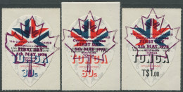 Tonga Official 1978 SGO163-O165 Commonwealth Games Edmonton Set FU - Tonga (1970-...)