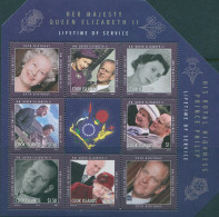 Cook Islands 2010 SG1601 Lifetime Of Service QEII MS MNH - Cookinseln