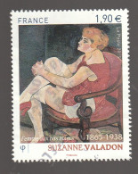 FRANCE 2015 SUZANNE VALADON OBLITERE A DATE - YT 4977   - - Used Stamps