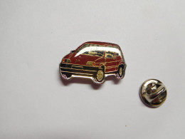 Superbe Pin's , Auto Fiat Cinquecento , Fond Argent , Verso Lisse - Fiat