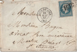 GC  3151  / N° 22   RIVE - DE - GIER    ( 84 ) - Manual Postmarks