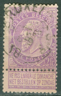 Belgique 66 Ob Quasi TB - 1893-1900 Schmaler Bart