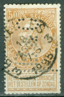 Belgique 62 Ob Et Perforé TB - 1893-1900 Thin Beard