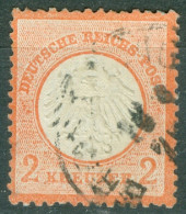 Allemagne Yvert 8a Ou Michel 8 Ob TB Geprüft Hennies - Used Stamps