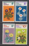 New Zealand 1972 - Flowers, Mi-Nr. 584/87, MNH** - Ungebraucht