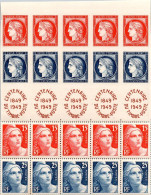 FRANCE - N° 833 Bloc 5 - Le 830 à 833  Neuf ** - Unused Stamps