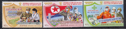 North Korea 2022 Great Victory In The Anti-epidemic War(Covid-19) Stamps 3v - Korea, North
