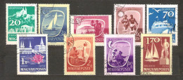 Hungary 1959 Mi 1609-17 - Used Stamps