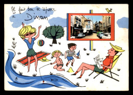 22 - DINAN - IL FAIT BON SE REPOSER - VUE ET DESSIN - Dinan