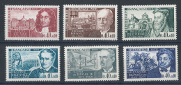 1623** à 1628** Série Des Célébrités - Unused Stamps