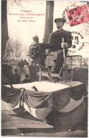 FR66 PERPIGNAN - Brun - Carnaval 1909 - Heureux Gagnant D'un Lot De Cent Mille Francs - Animée - Belle - Carnaval