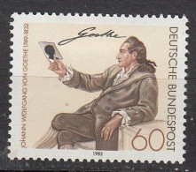 RFA  953  * *  TB   Goethe  Cote 3.25 Euro    - Unused Stamps