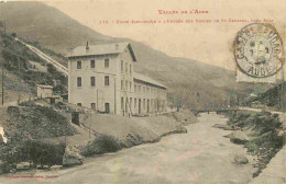 11 - Axat - Usine Electrique - Entrée Des Gorges De St Georges Près Axat - CPA - Oblitération Ronde De 1908 - Voir Scans - Axat