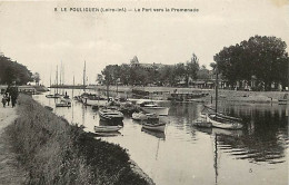 44 - Le Pouliguen - Le Port Vers La Promenade - Animée - CPA - Voir Scans Recto-Verso - Le Pouliguen
