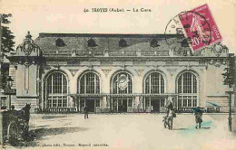 10 - Troyes - La Gare - Animée - CPA - Voir Scans Recto-Verso - Troyes