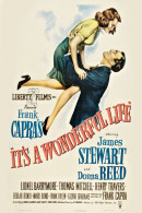 Cinema - It's A Wonderful Life - James Stewart - Donna Reed - Affiche De Film - Carte Neuve - CPM - Voir Scans Recto-Ver - Affiches Sur Carte