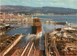 Bateaux - Chantiers Naval - La Ciotat - Lancement D'un Bateau Aux Chantiers C.N.C. - CPM - Voir Scans Recto-Verso - Sonstige & Ohne Zuordnung