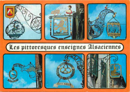 Enseignes - Alsace - Les Pittoresques Enseignes Alsaciennes - CPM - Flamme Postale Du 4e Trophée Andros 1995 à La Bresse - Otros & Sin Clasificación