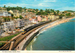 Trains - Trains - The Marine Parade Dawlish Devon - Royaume Uni - Angleterre - England - UK - United Kingdom - CPM - Voi - Trenes