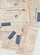Prisoner Of War Covers And Cards From German POW In Canada - 20 In Total. Postal Weight 0,14 Kg. Please Read Sales Condi - Militaria