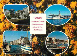 83 - Toulon - Multivues - Bateaux - Navires De Guerre - Le Porte Avion Clémenceau - CPM - Voir Scans Recto-Verso - Toulon