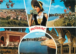 82 - Moissac - Multivues - Folklore - Raisins - CPM - Voir Scans Recto-Verso - Moissac