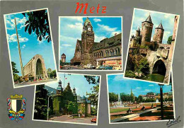 57 - Metz - Multivues - Automobiles - Blasons - Carte Neuve - CPM - Voir Scans Recto-Verso - Metz