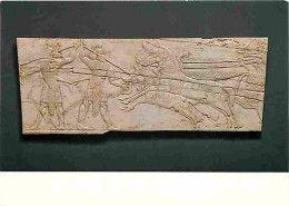Art - Antiquité - Fragmentary Panel With Bull Hunt From Chariot - Northwestern Iran Reportedly From Ziwiye - The Metropo - Antiquité