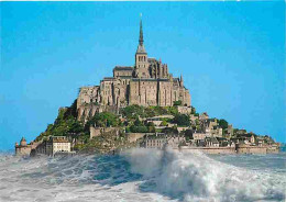 50 - Le Mont Saint Michel - Vue Générale - Effet De Vagues - CPM - Voir Scans Recto-Verso - Le Mont Saint Michel