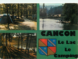 47 - Cancon - Le Lac Et Le Camping - Multivues - Carte Neuve - CPM - Voir Scans Recto-Verso - Otros & Sin Clasificación