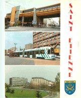 42 - Saint-Etienne - Multivues - Tramway - Blasons - CPM - Voir Scans Recto-Verso - Saint Etienne