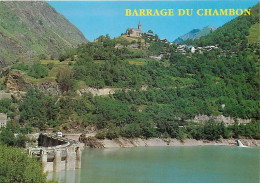 38 - Isère - L'Oisans - Barrage Du Chambon - En Haut Du Lac Le Village De Mizoên - Carte Neuve - CPM - Voir Scans Recto- - Otros & Sin Clasificación