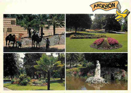 33 - Arcachon - Le Parc Mauresque - Multivues - Fleurs - Statues - Bassin D'Arcachon - CPM - Voir Scans Recto-Verso - Arcachon