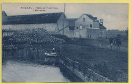 CPA NOZAY - Ferme De Villarceau Abreuvoir Et Lavoir - Lavandière - - Autres & Non Classés