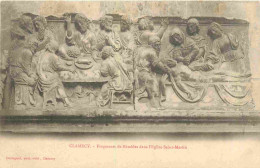 58 - Clamecy - Fragments De Rétables Dans L'Eglise Saint Martin - Art Religieux - Précurseur - CPA - Voir Scans Recto-Ve - Clamecy