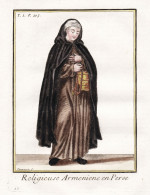 Religieuse Armeniene En Perse - Armenian Nun In Persia Persien Iran / Armenien Armenia / Mönchsorden Monastic - Prints & Engravings