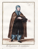 Religieuse Armeniene - Armenian Nun Nonne Armenien Armenia / Mönchsorden Monastic Order / Ordenstracht Order - Prints & Engravings