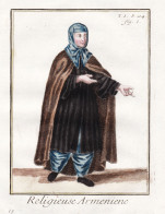 Religieuse Armeniene - Armenian Nun Nonne Armenien Armenia / Mönchsorden Monastic Order / Ordenstracht Order - Estampes & Gravures