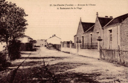 CPA La Faute Avenue De L'Océan Et Restaurant De La Plage - Sonstige & Ohne Zuordnung