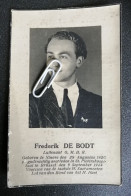 OORLOG / FREDERIK DE BODT ° NINOVE 1920 + ST. PIETERSHOSPITAAL TE BRUSSEL 1944 / LUITENANT O. M. B. R. - Santini