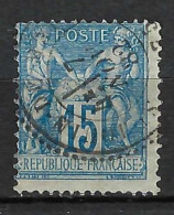 FRANCE Classique, B Obl. CAD Perlés: St Jouin De Blavou  (Orne) Sur Y&T 90 - 1876-1898 Sage (Type II)