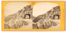 Vue Stéréoscopique-Photo Photographe Inconnu,  Vue De Col De La Schlucht, Vue De La Rue In Den Vogesen  - Fotos Estereoscópicas