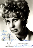 CPA Schauspielerin Herdis Gülicher, Portrait, Autogramm - Schauspieler