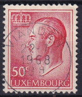 Luxembourg King Roi Cachet Vianden 1968 - Gebruikt