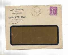 70 - Enveloppe En-tête  Ets  WEYL Albert à GRAY ( Hte-Saône )  Plus  Une Facture Jointe. Année 1936. Voir  Scans - 1900 – 1949