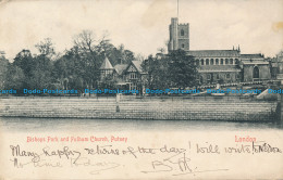 R114467 Bishops Park And Fulham Church. Putney. London - Sonstige & Ohne Zuordnung