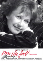 CPA Schauspielerin Brigitte Grothum, Portrait, Autogramm - Schauspieler