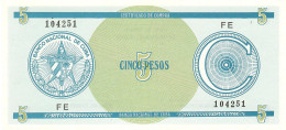 CUBA  PFX13 5 PESOS 1985 #C      UNC. - Cuba