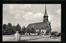 AK Unterschlatt, Ortspartie Mit Kirche  - Sonstige & Ohne Zuordnung